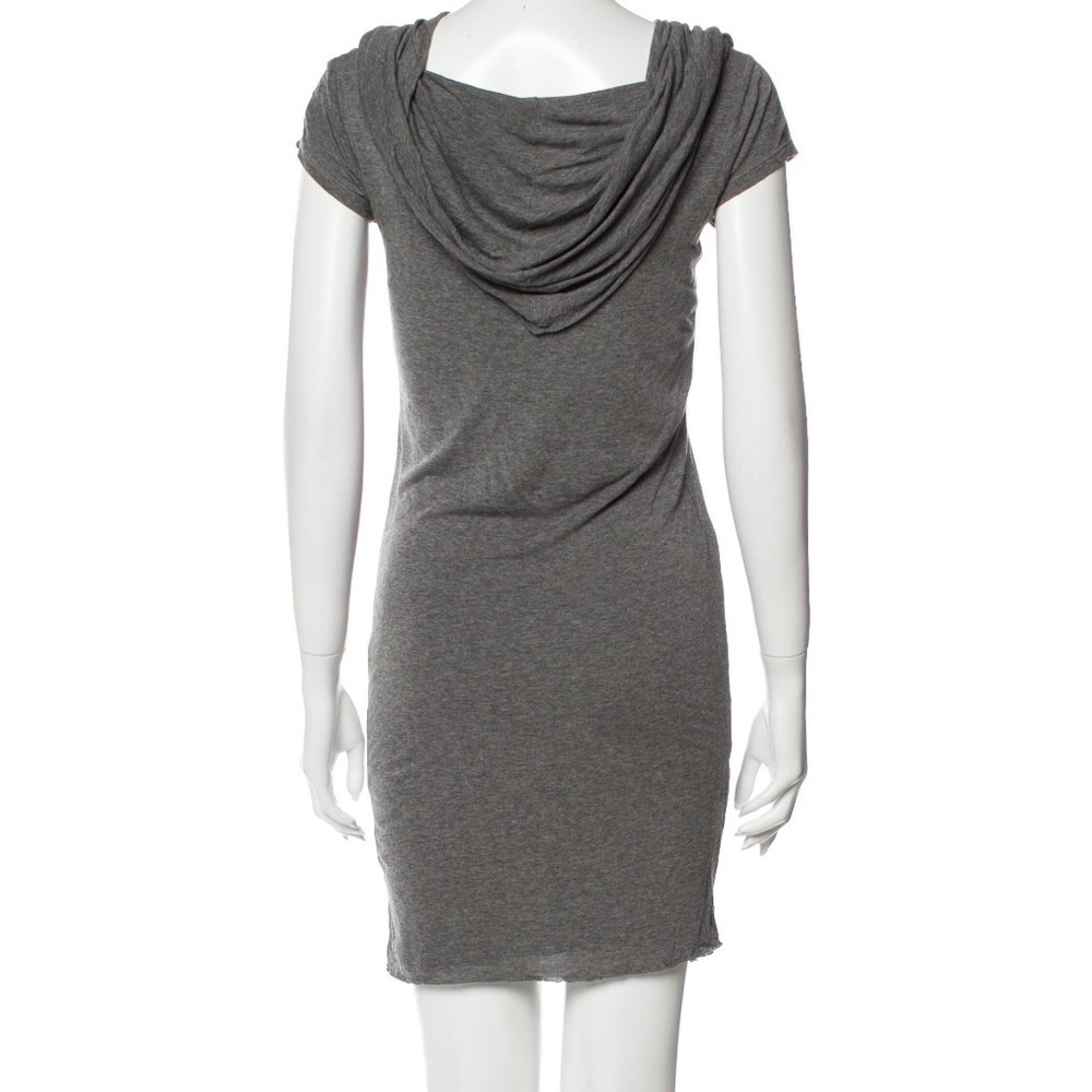 L’AGENCE cowl neck midi jersey dress